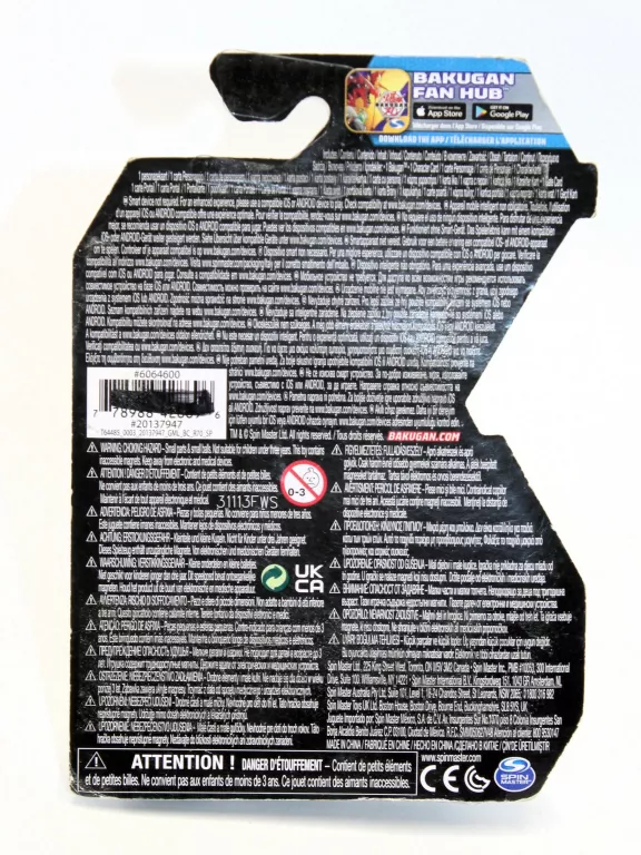 FIGURKA BAKUGAN MYTHIC PACK FADE NINJA