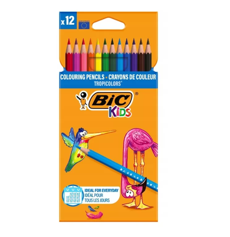 KREDKI BIC KIDS 12SZT