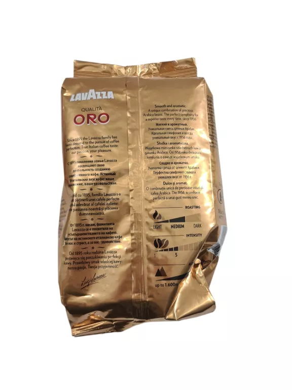 KAWA ZIARNISTA LAVAZZA QUALITA ORO 1000G 6/2027
