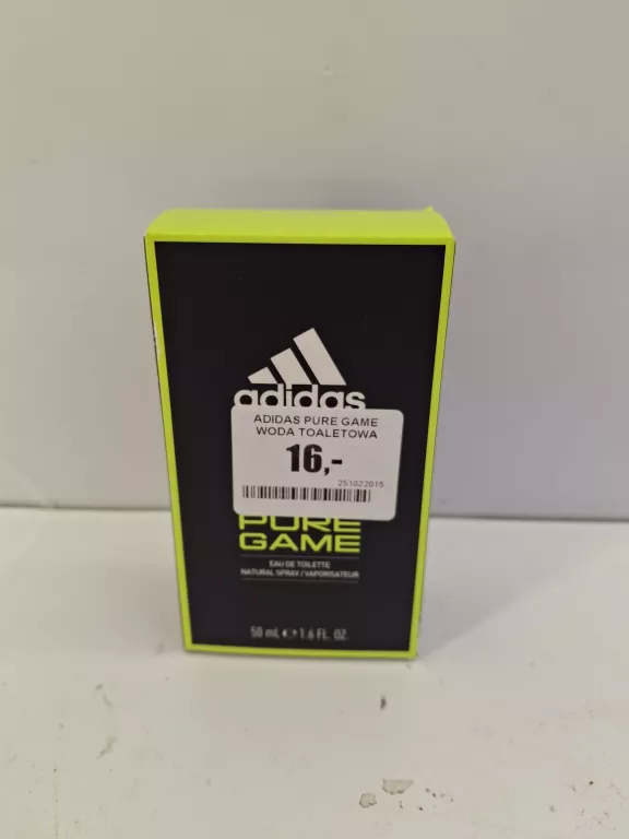 ADIDAS PURE GAME WODA TOALETOWA MĘSKA 50 ML