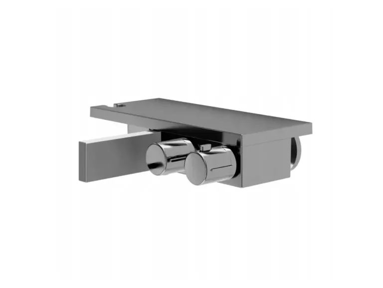 BATERIA WANNOWA ŚCIENNA TERMOSTATYCZNA KOLIMA TITANIUM CHROM