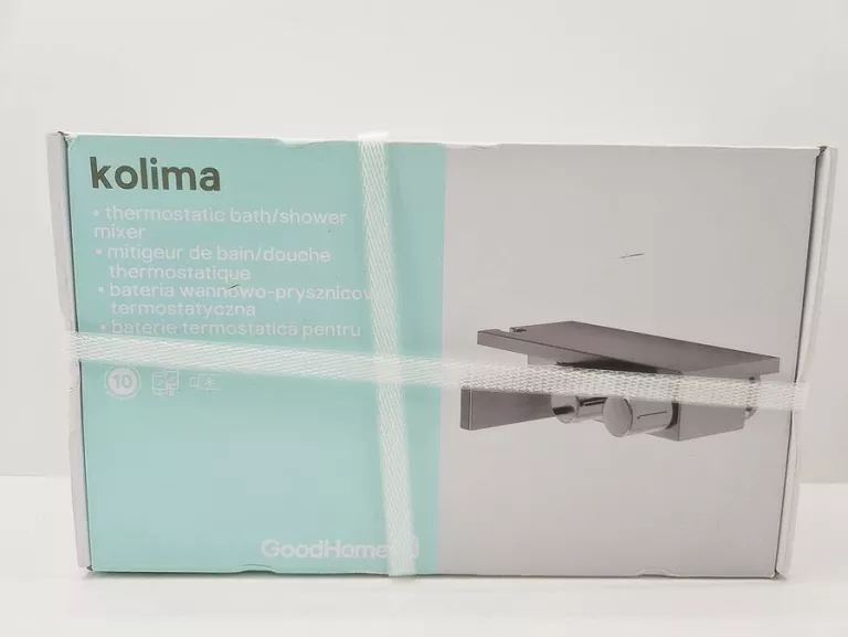 BATERIA WANNOWA ŚCIENNA TERMOSTATYCZNA KOLIMA TITANIUM CHROM