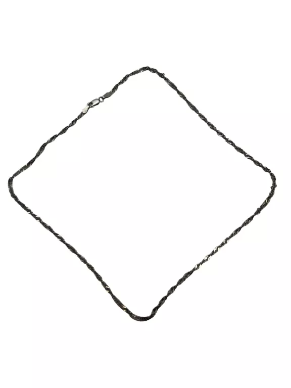 ŚLICZNY SREBRNY ŁAŃCUSZEK 2.98G 40CM 925