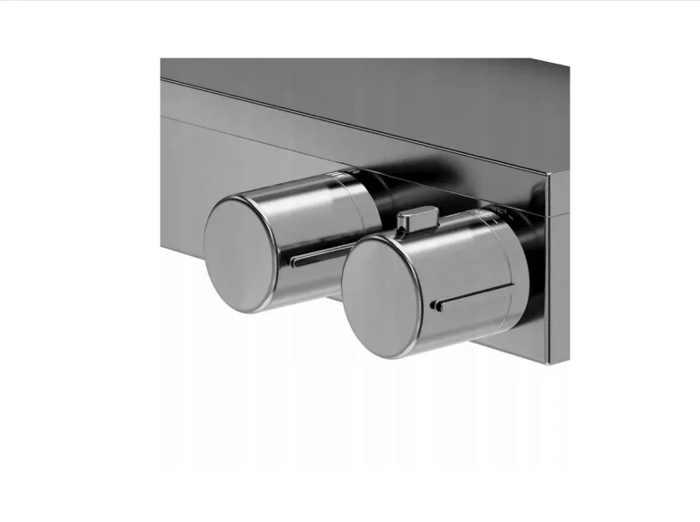 BATERIA WANNOWA ŚCIENNA TERMOSTATYCZNA KOLIMA TITANIUM CHROM