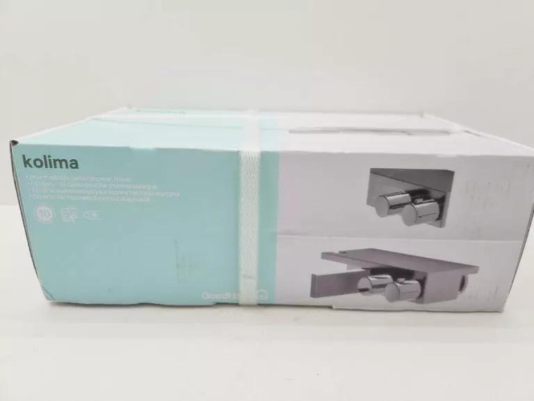 BATERIA WANNOWA ŚCIENNA TERMOSTATYCZNA KOLIMA TITANIUM CHROM