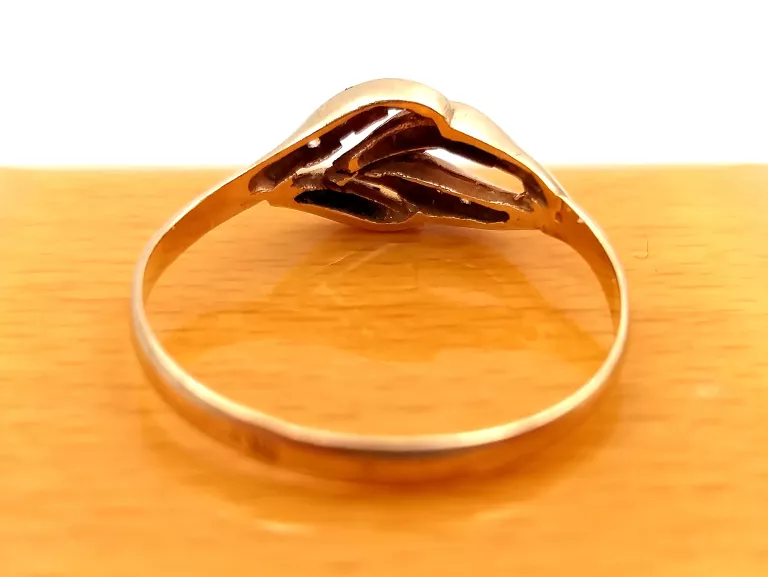 ZŁOTY PIERŚCIONEK Z CYRKONIAMI 585 2,48G R 27