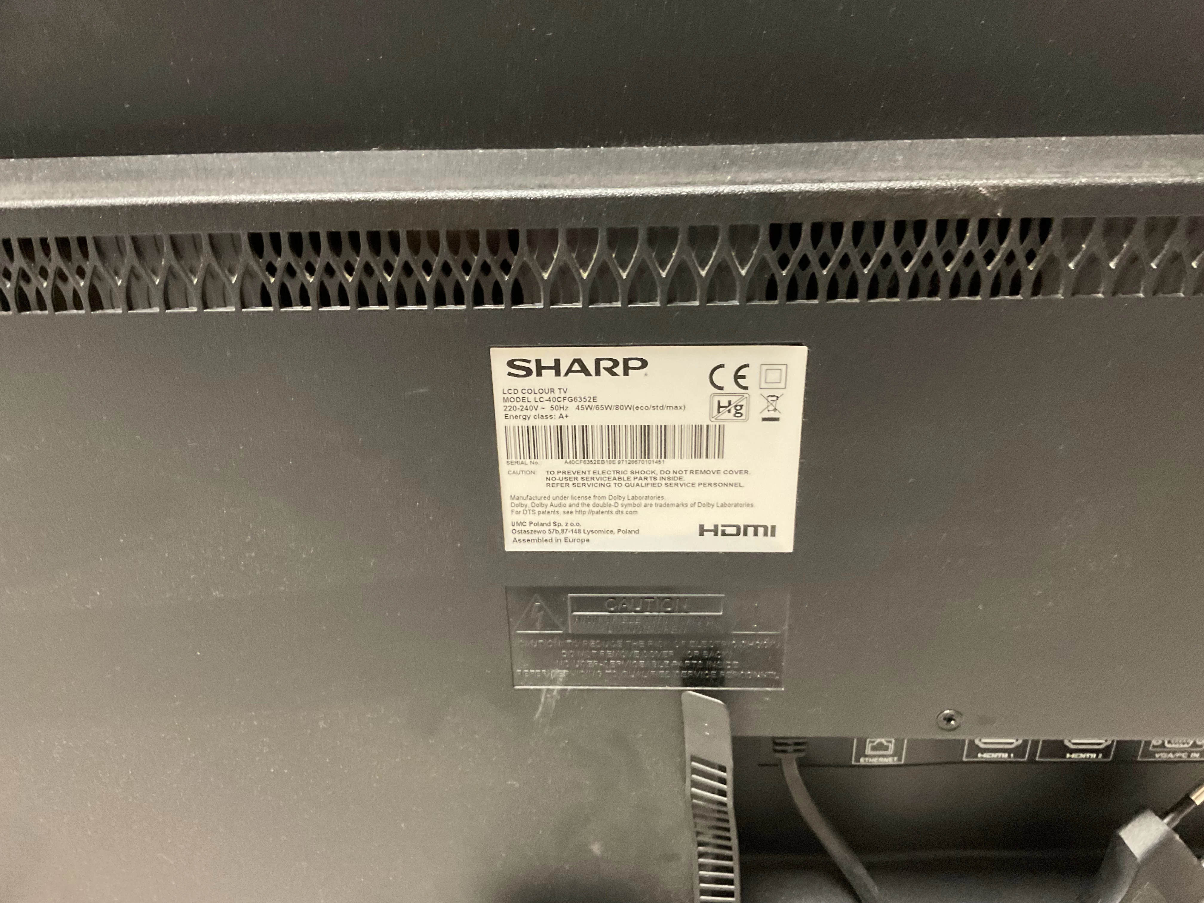 telewizor-sharp-lc-40cfg6352e-ean-gtin-5904383736356