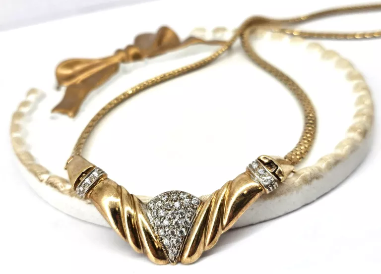 WYJĄTKOWA ZŁOTA KOLIA 16,31G 585