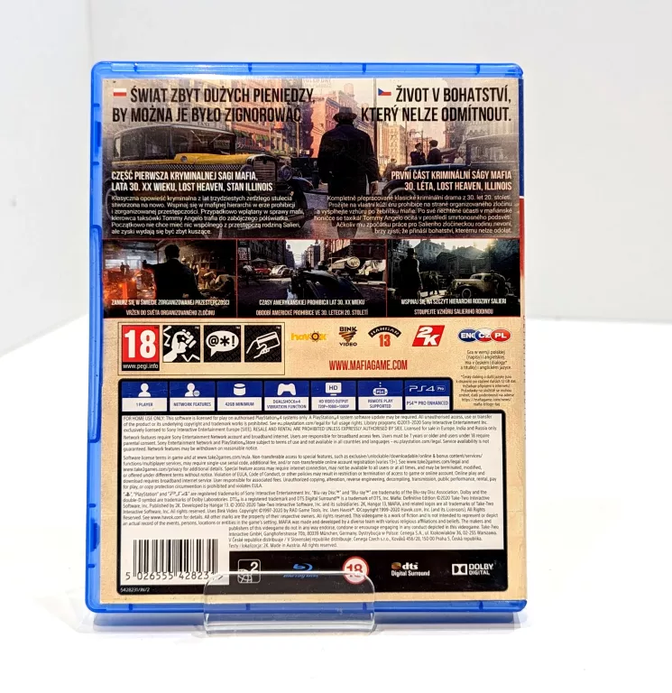 GRA NA PS4 MAFIA DEFINITIVE EDITION
