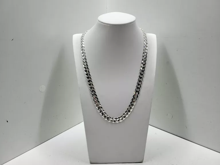 SREBRNY ŁAŃCUSZEK PR.925 53,07G 55CM