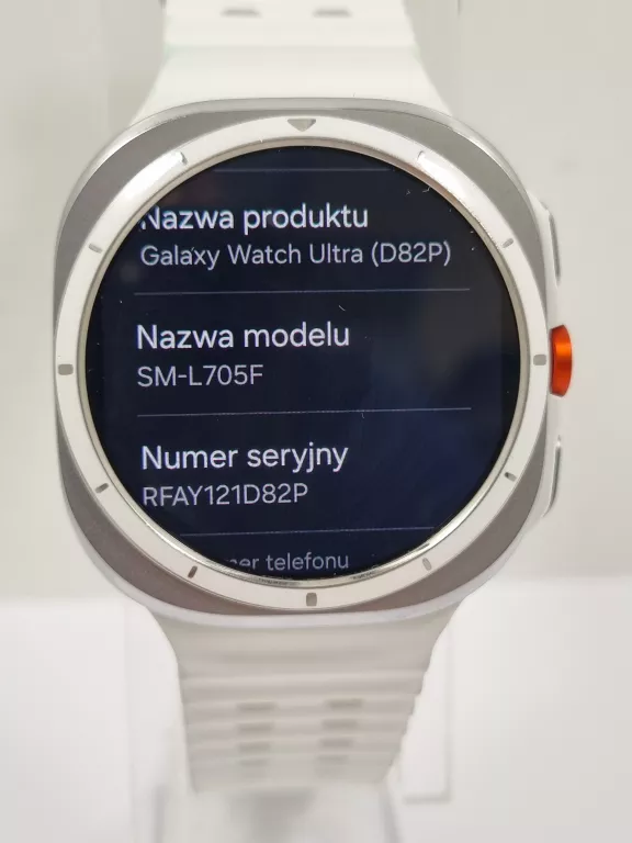 SMARTWATCH ZEGAREK SAMSUNG GALAXY WATCH ULTRA SM-L705 BIAŁY TITANIUM WHITE
