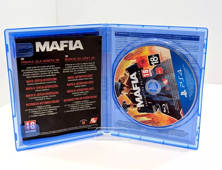 GRA NA PS4 MAFIA DEFINITIVE EDITION