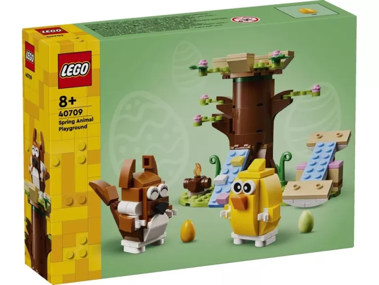 LEGO ICONS 40709 WIOSENNY PLAC ZABAW DLA ZWIERZĄTEK USZKODZONY KARTONIK