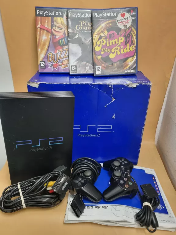 konsola-sony-play-station-2-pad-2x-jozefczaka-4-bytom