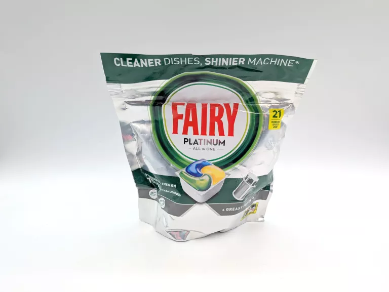 KAPSUŁKI DO ZMYWARKI FAIRY PLATINUM ALL IN ONE CYTRYNA , 21 TABLETEK