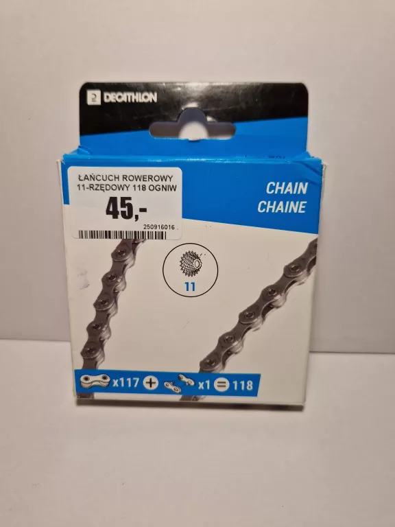 ŁAŃCUCH ROWEROWY 11-RZĘDOWY 118 OGNIW