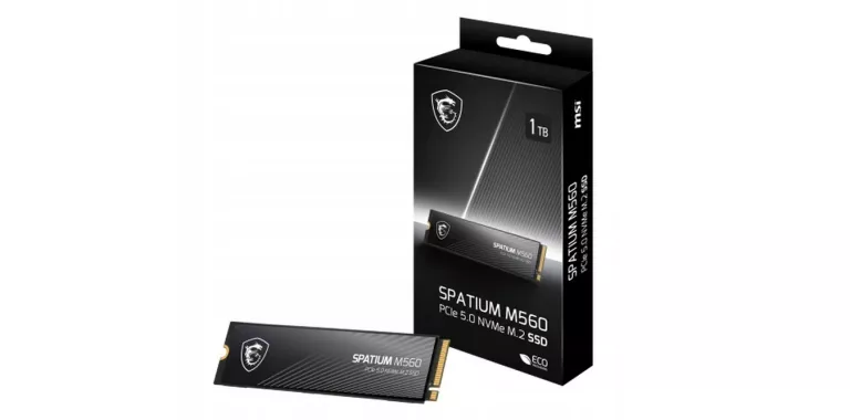 DYSK SSD MSI SPATIUM M560 1TB PCIE 5.0 NVME 2.0 M.2 2280 (10200/8400 MB/S)