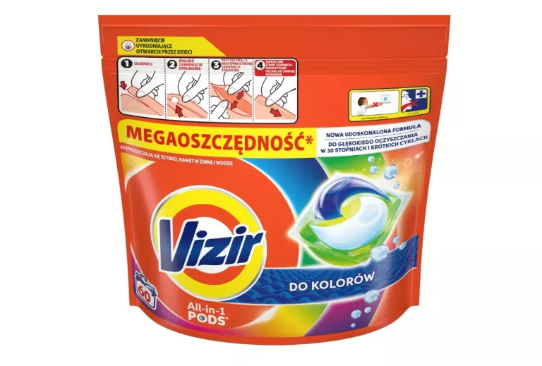 KAPSUŁKI VIZIR DO KOLORÓW 60SZT