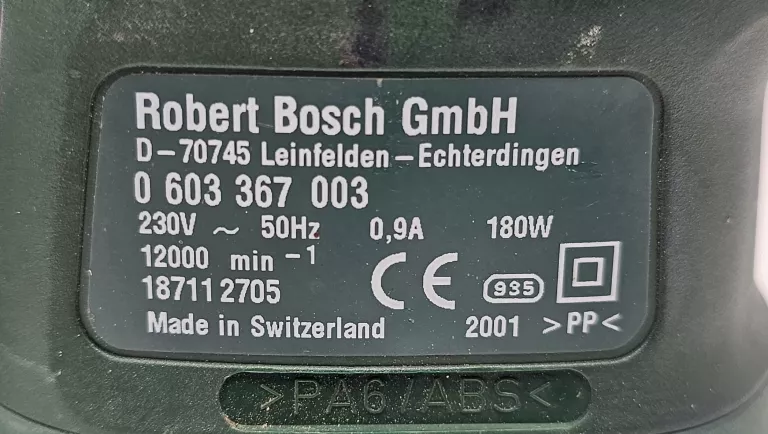 SZLIFIERKA OSCYLACYJNA BOSCH PSS 180A