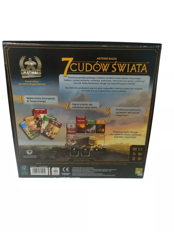 GRA PLANSZOWA 7 CUDÓW ŚWIATA REBEL