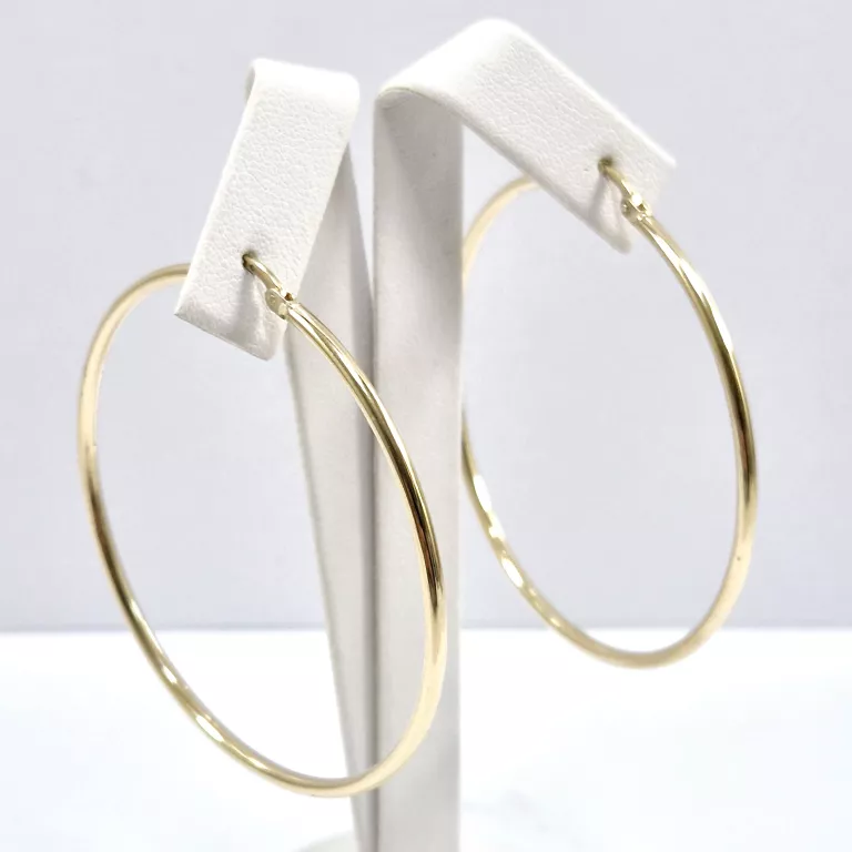 ZLOTE KOLCZYKI DUŻE KOŁA  333 2.37G  5CM