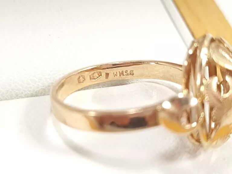 ZŁOTY PIERŚCIONEK WMS PÓŹNIEJSZY WARMET 4,19G 585 R14