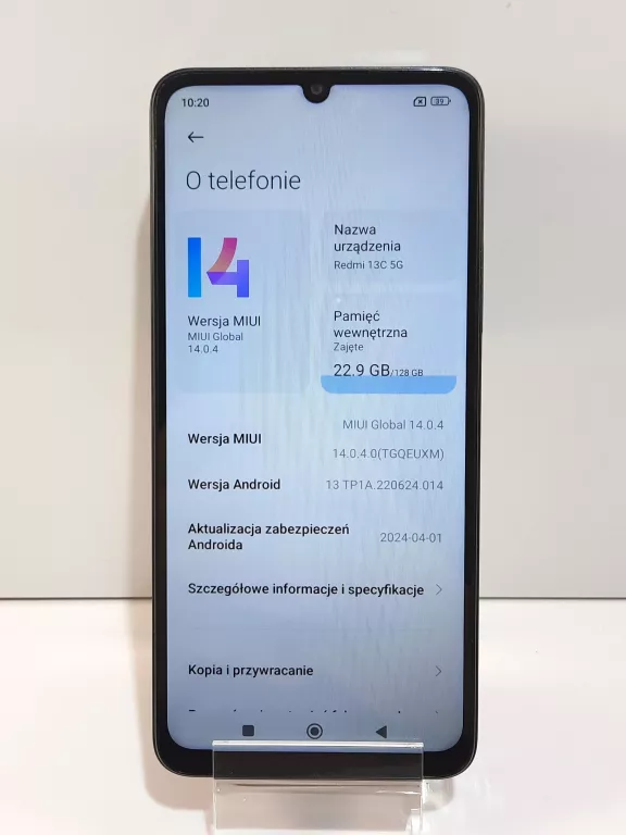 SMARTFON XIAOMI REDMI 13C 6/128GB