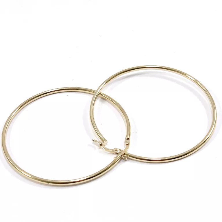 ZLOTE KOLCZYKI DUŻE KOŁA  333 2.37G  5CM