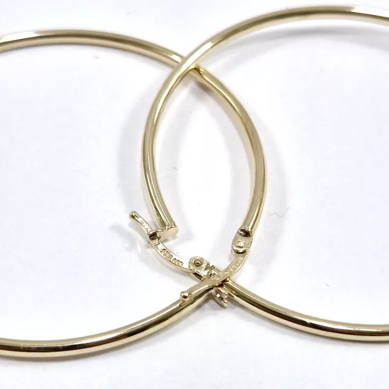 ZLOTE KOLCZYKI DUŻE KOŁA  333 2.37G  5CM