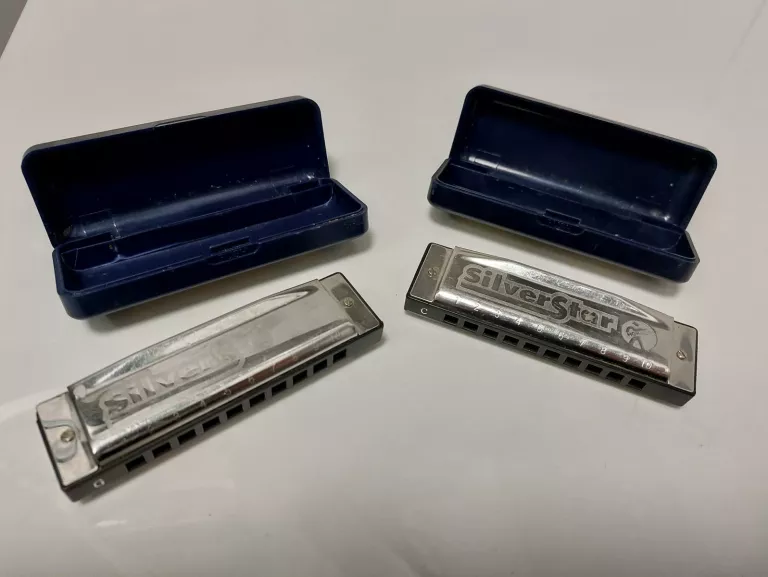 2 HARMONIJKI HOHNER TYP G TYP C ETUI