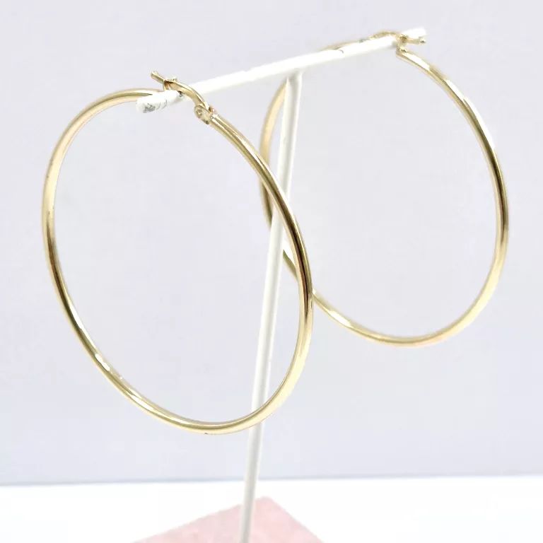 ZLOTE KOLCZYKI DUŻE KOŁA  333 2.37G  5CM