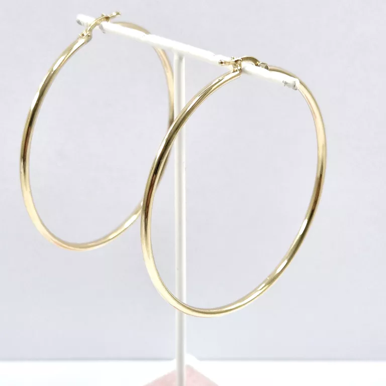 ZLOTE KOLCZYKI DUŻE KOŁA  333 2.37G  5CM