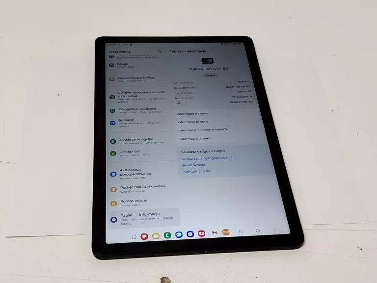 TABLET GALAXY TAB A9+ 5G + ETUI