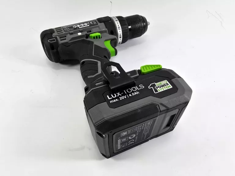 LUX-TOOLS WKRĘTARKA AKUMULATOROWA A-BS-20 SET 20V 4,0 AH ŁADOWARKA
