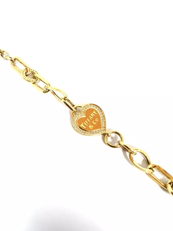 WYRÓB JUBILERSKI UŻYWANY BRANZOLETA TYFANI SERDUSZKO 585 8.58