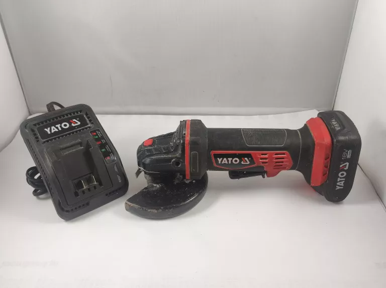 SZLIFIERKA YATO YT-82827 + ŁADOWARKA AKUMULATOR