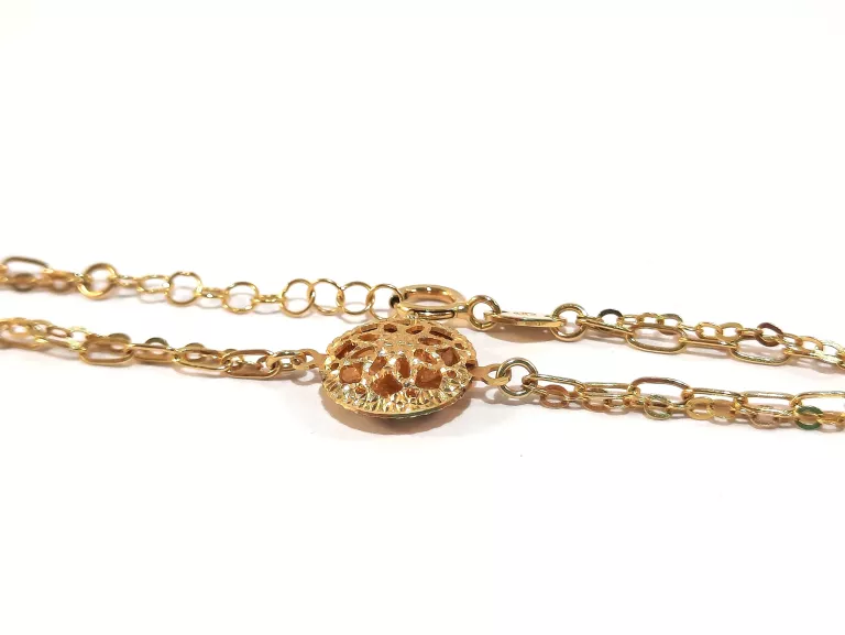 ZŁOTA BRANSOLETKA P375 1,39G 19CM