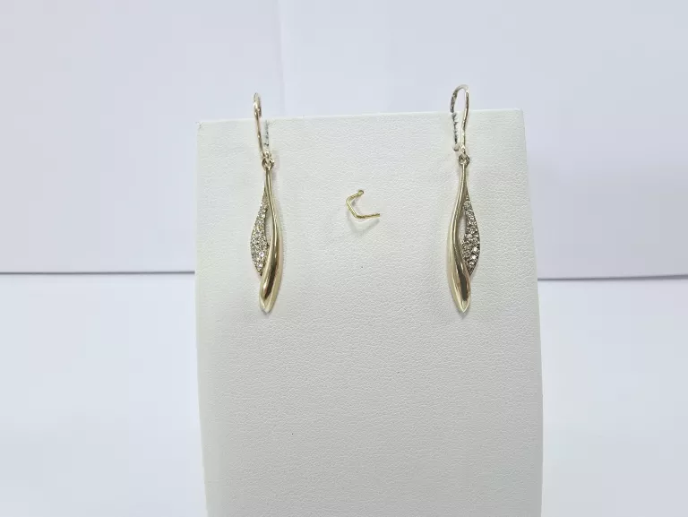 ZŁOTE KOLCZYKI Z CRYKONIAMI 333 2,71G 8K