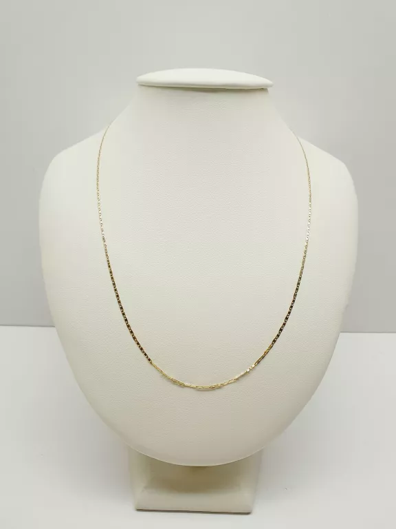 PIĘKNY ZŁOTY ŁAŃCUSZEK PR 585 50 CM