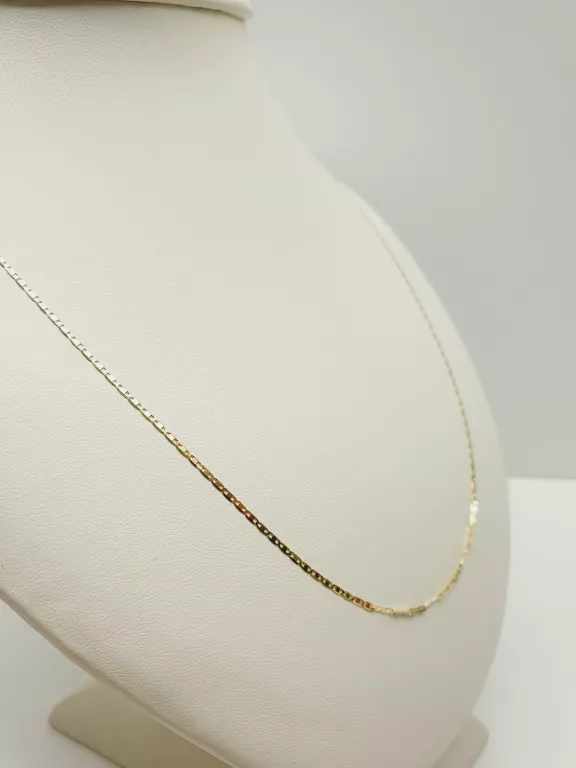 PIĘKNY ZŁOTY ŁAŃCUSZEK PR 585 50 CM