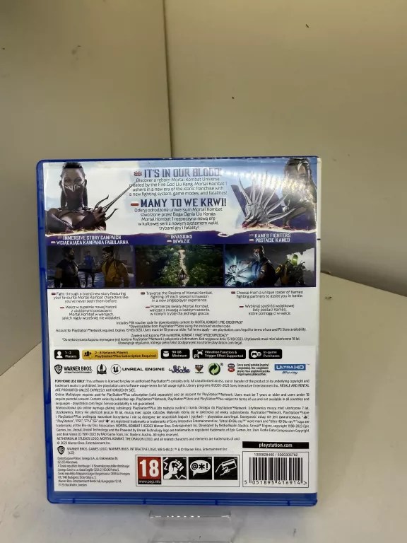 GRA NA PS5 MORTAL KOMBAT 1