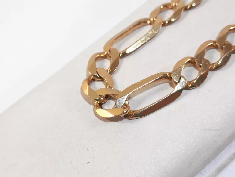 ZŁOTY ŁAŃCUSZEK FIGARO P375 17,66G 57CM