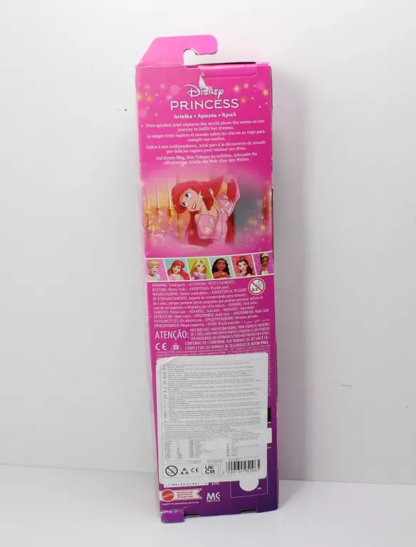 DISNEY PRINCESS LALKA KSIĘŻNICZKA ARIELKA JCY43 MATTEL