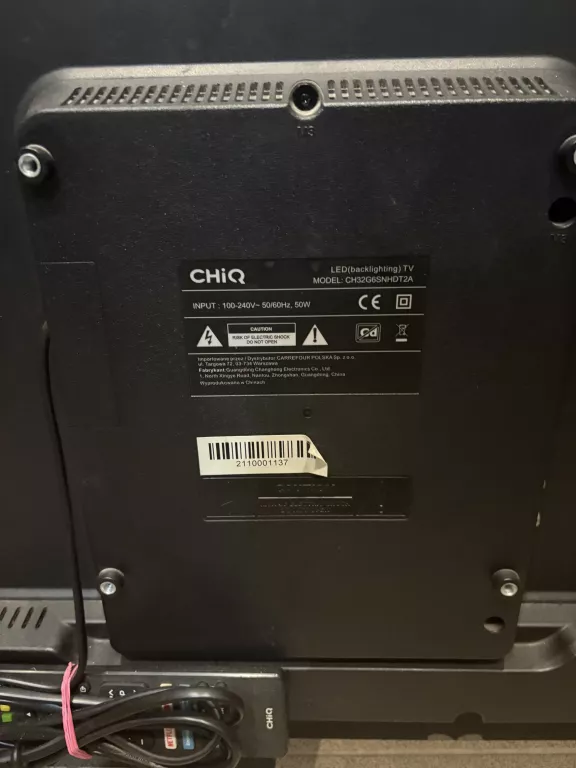 TELEWIZOR LED CHIQ CH32G6HD-T2A 32" HD READY