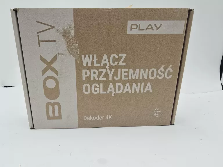 ODTWARFZACZ MULTIMEDIALNY  BOX TV 4K KOMPLET