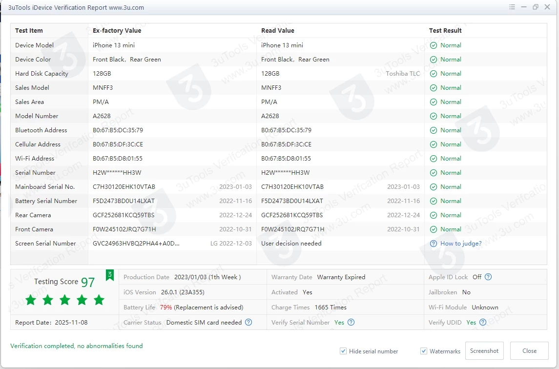 telefon-apple-iphone-13-mini-128gb-54-bat79-zielony-pojemnosc-akumulatora-2438