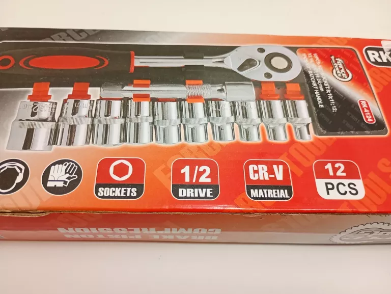 ZESTAW KLUCZY NASADOWYCH 12 W 1 8MM,24MM 12SZT