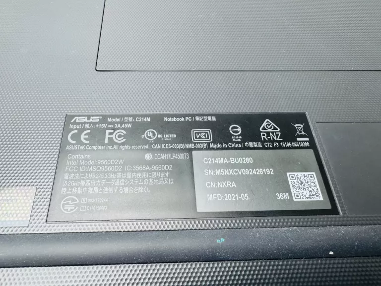 LAPTOP ASUS CHROMEBOOK FLIP C214