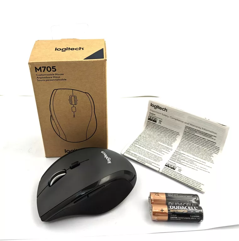 MYSZKA BEZPRZEWODOWA LOGITECH M705 OPTYCZNA CZARNA KOMPLET