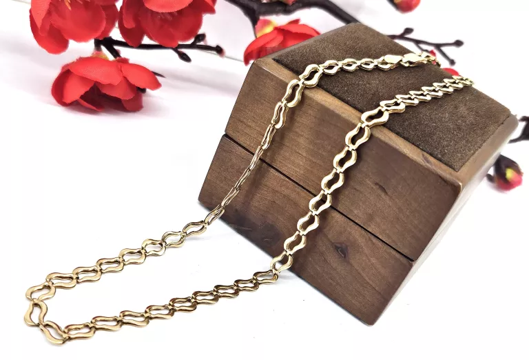 ORYGINALNY ZŁOTY ŁAŃCUSZEK 8,76G 585